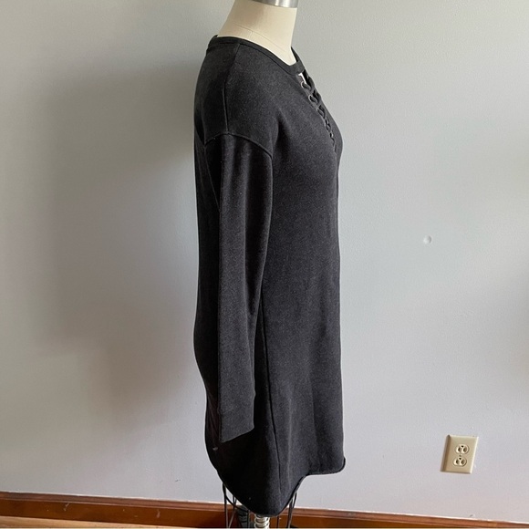 American Eagle Outfitters Lace-up Sweatshirt Dress- Size XS- NWT - Picture 4 of 7